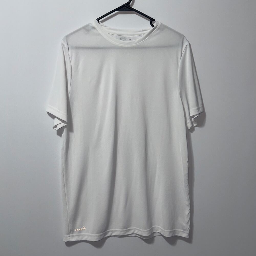 Russell freshforce white short sleeve athletic shirt mens size medium